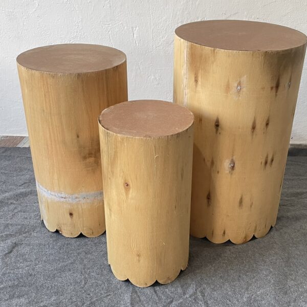 Trio de Cilindros - Detalhes Inferior Ondulado
