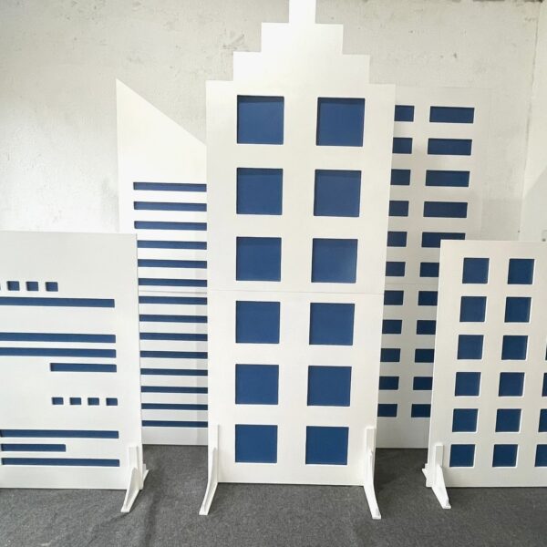 Kit 5 Painéis cidade liliane